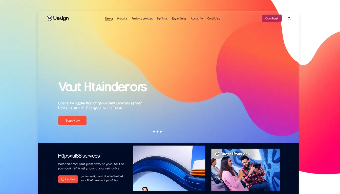 Visually appealing homepage of https://uu88.design/ featuring clean layout, vibrant colors, and user-friendly interface for seamless browsing.