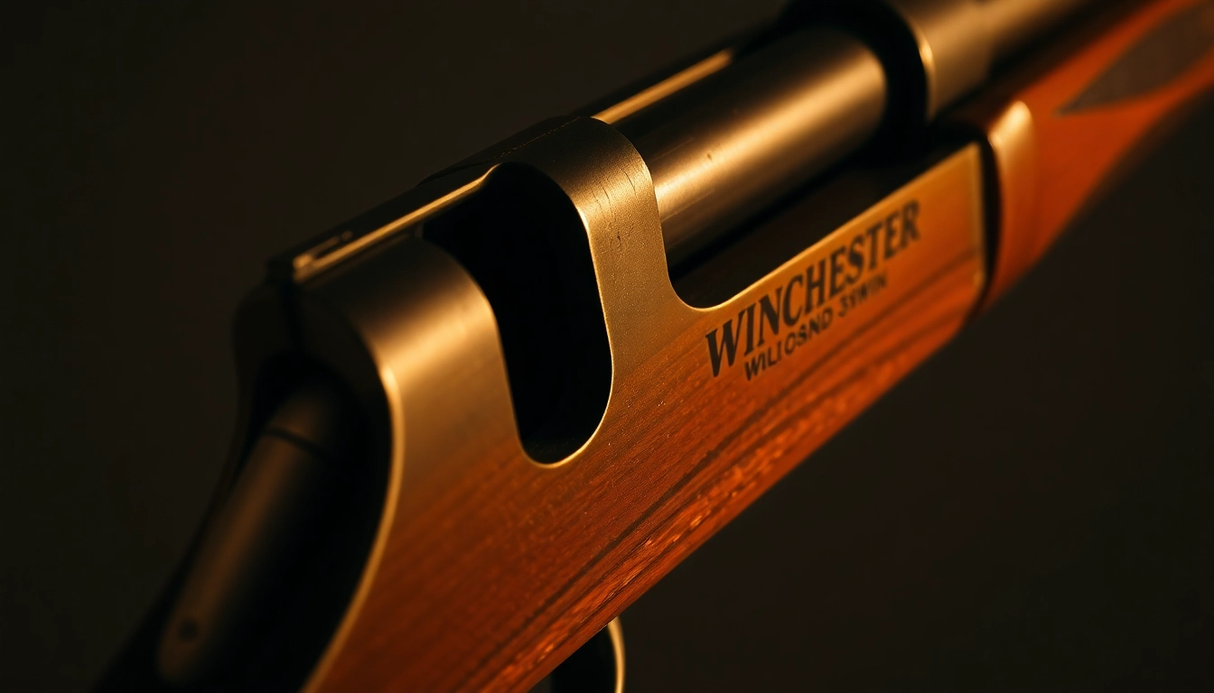 Detailed image of a classic Winchester rifle chambered in 32WIN, highlighting craftsmanship and heritage for firearm enthusiasts and collectors.