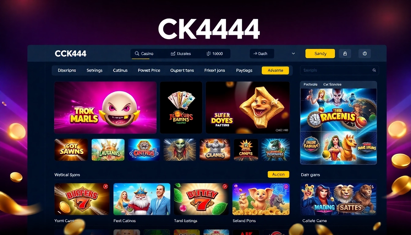 Secure ck4444 com login page shown on a user-friendly gaming platform with bright visuals and accessible navigation, inviting players to join.
