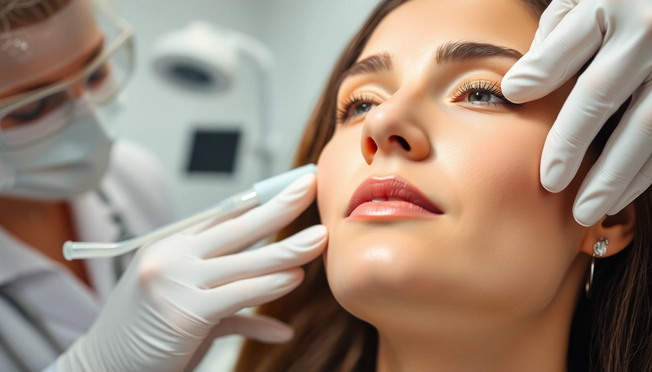 Administering botox zuerich behandlung to enhance facial aesthetics in a serene clinic.