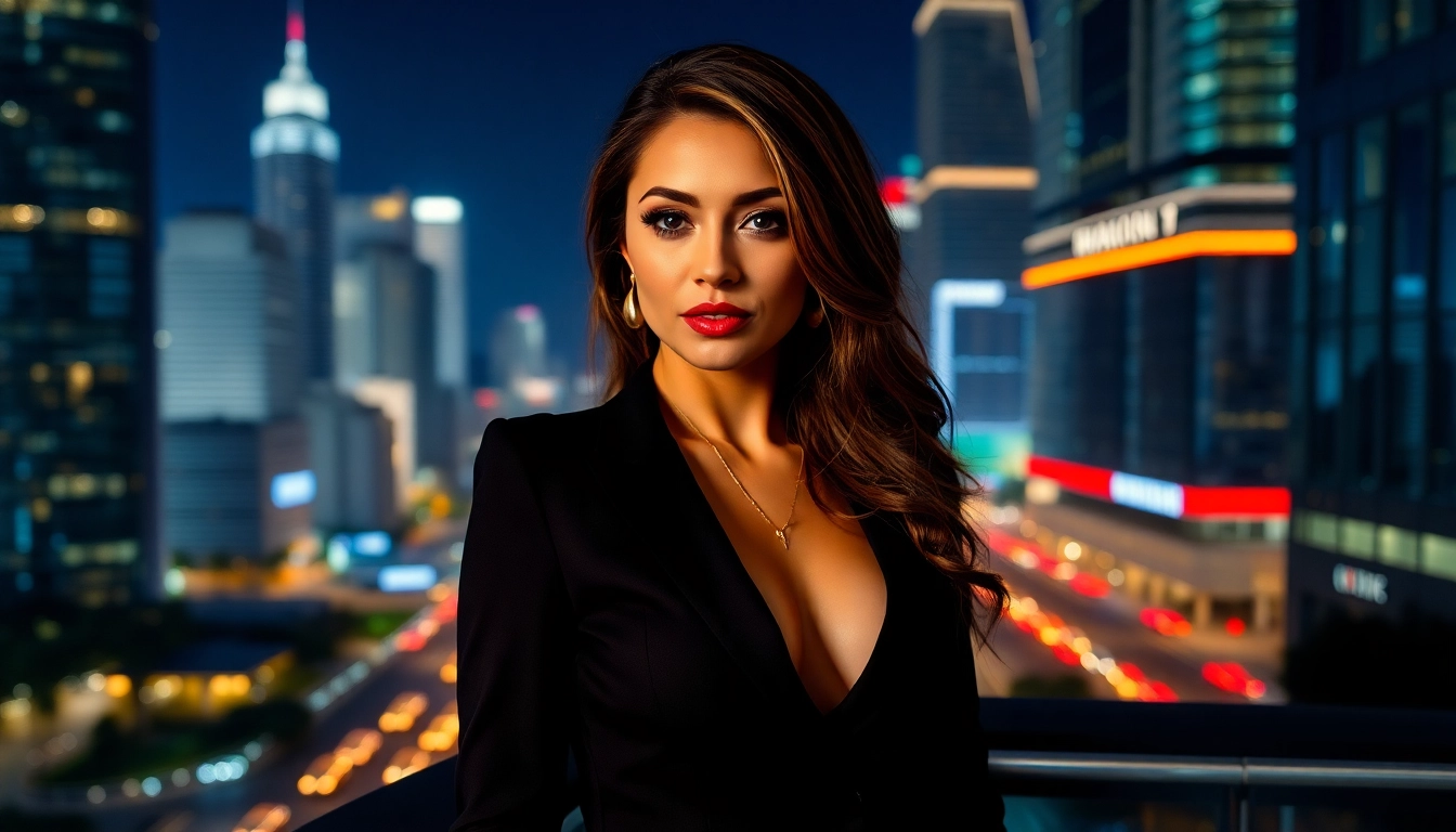Professional KL ESCORT service showcasing a glamorous escort girl in Kuala Lumpur, emphasizing confidence and elegance in a modern city setting.