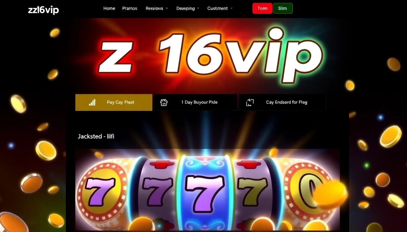 Z16vip online casino platform showcasing engaging game interface, secure environment, and vibrant visuals for enhanced user experience
