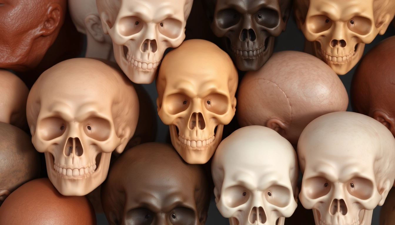 Analyzing different head shapes to understand facial structure and individual uniqueness effectively