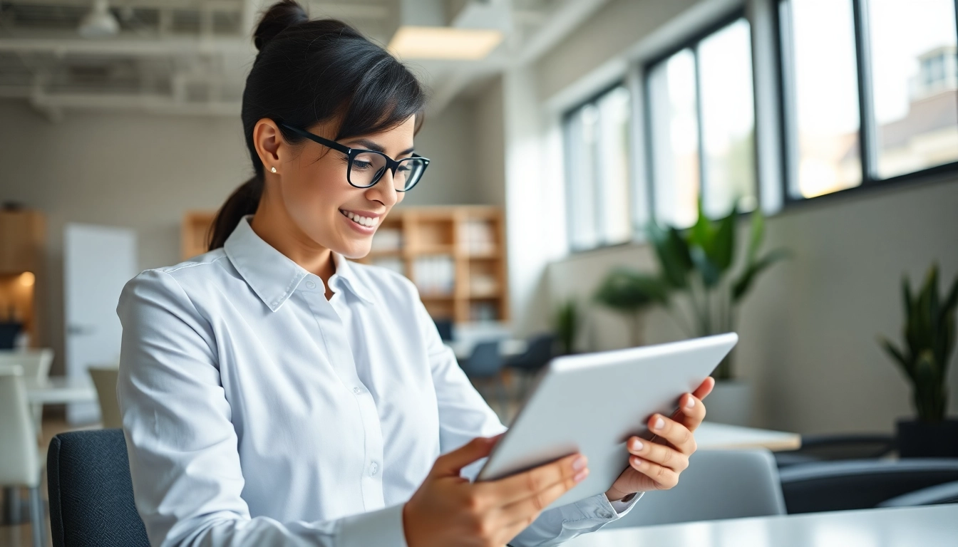 Canadian business owner reviewing an employee benefits plan to improve team wellness and