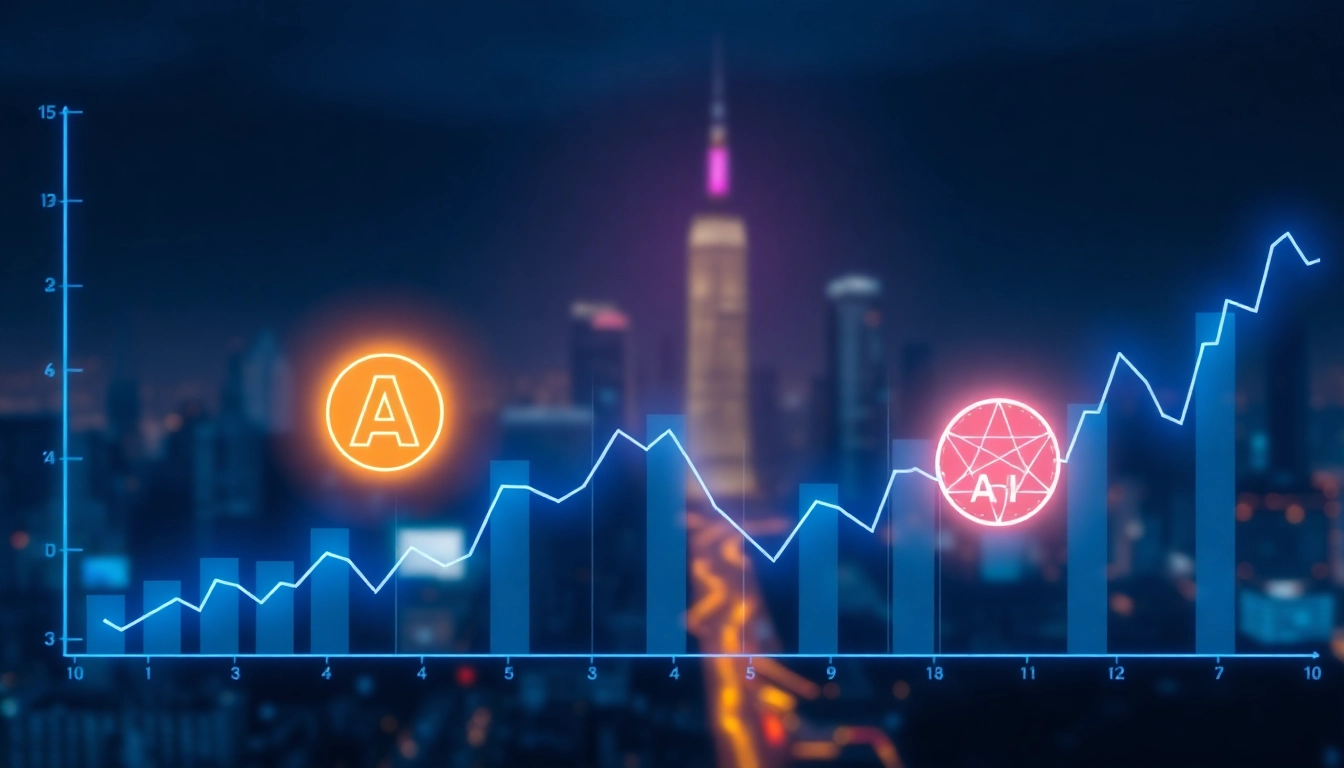 Aicoin data analysis platform showcasing real-time crypto market charts and AI technology for